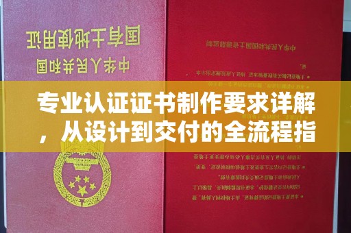 保德专业认证证书制作要求详解，从设计到交付的全流程指南