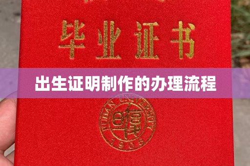 保德出生证明制作的办理流程